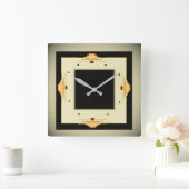 Horloge Carrée Art déco (Maison)
