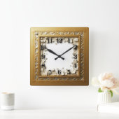 Horloge Carrée Art déco (Maison)