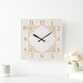 Horloge Carrée Art déco (Maison)