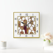 Horloge Carrée Art Déco (Maison)