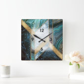 Horloge Carrée Art déco (Maison)