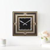 Horloge Carrée Art Déco (Maison)