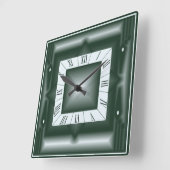 Horloge Carrée Art Deco (Angle)