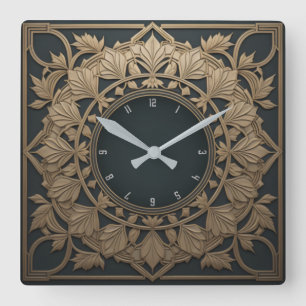 Horloge Carrée Art déco