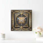 Horloge Carrée Art déco (Maison)