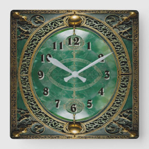 Horloge Carrée Art Déco