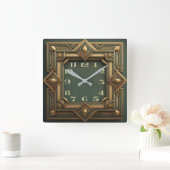 Horloge Carrée Art déco (Maison)