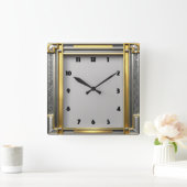 Horloge Carrée Art déco (Maison)