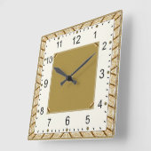 Horloge Carrée Art Deco (Angle)