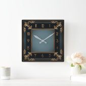 Horloge Carrée Art Déco (Maison)