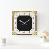 Horloge Carrée Art déco (Maison)