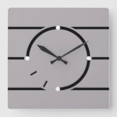 Horloge Carrée Art Deco clock (Recto)