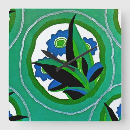 Horloge Carrée Art Déco de Seguy #11 à Emporio Moffa (Recto)