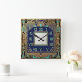 Horloge Carrée Art Déco Égypte (Maison)