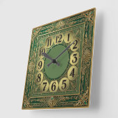 Horloge Carrée Art Déco Extra (Angle)