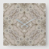 Art Déco Glamour Vintage Mode Gris Beige