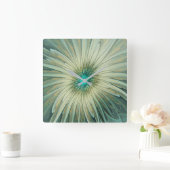 Horloge Carrée Art Fractal moderne Abstrait Imaginaire (Maison)