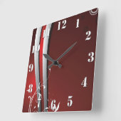 Horloge Carrée Art moderne Abstrait (Angle)