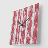 Horloge Carrée Art Moderne Boho Waves Wall (Angle)