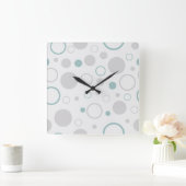 Horloge Carrée Art moderne géométrique de designer (Maison)