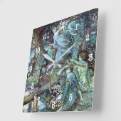 Horloge Carrée Arthur rackham (Angle)