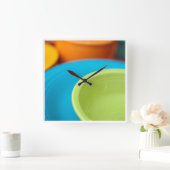 Horloge Carrée Articles d'horloge murale de fiesta (Maison)