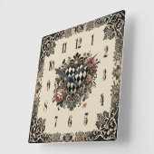 Horloge Carrée Artistic Wall Clock (Angle)