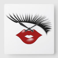 Artsy Feminine Chic Eyelashes & Lips Designer