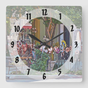 Horloge Carrée Asheville NC - Boutique cadeaux