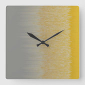 Horloge Carrée Assemblage Gold et Silver (Recto)