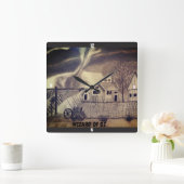 HORLOGE CARRÉE ASSISTANT D'OZ TWISTER (Maison)