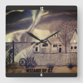 HORLOGE CARRÉE ASSISTANT D'OZ TWISTER (Recto)