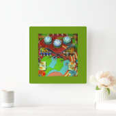 Horloge Carrée Assistant Pinball II (Maison)