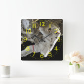 Horloge Carrée Astronaute Extraordinaire (Maison)