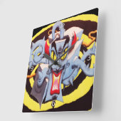 Horloge Carrée Attaque Oreille Mad Devil Sound System (Angle)