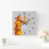 Horloge Carrée Attorney at Law - Time for Justice (Maison)