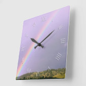 Horloge Carrée Au-dessus du Rainbow Hills (Angle)