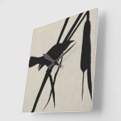 Horloge Carrée Audubon Silhouette II (Angle)