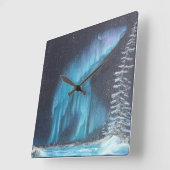 Horloge Carrée Aurora Bear (Angle)