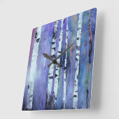 Horloge Carrée Aurora parmi la boucherie (Angle)