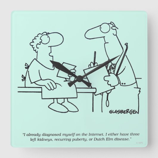 Horloge Carrée Auto-diagnostic (Recto)