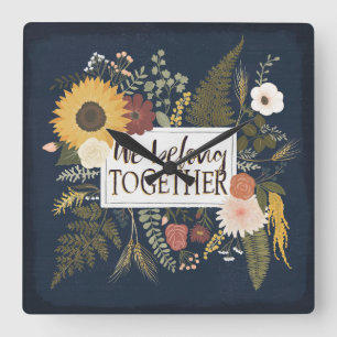 Horloge Carrée Autumn romance IV We Belong Together