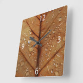 Horloge Carrée Autumn Wall Clock (Angle)