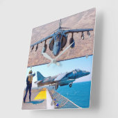 HORLOGE CARRÉE AV-8B HARRIER II (Angle)