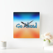 Horloge Carrée Avancer (Maison)