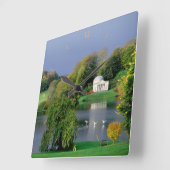 Horloge Carrée Avant la tempête (Angle)