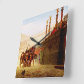 Horloge Carrée Ave Caesar by Jean-Leon Gerome (Angle)