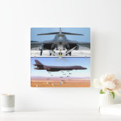 HORLOGE CARRÉE B-1B LANCER (Maison)