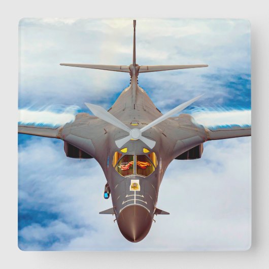 HORLOGE CARRÉE B-1B LANCER (Recto)