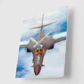 HORLOGE CARRÉE B-1B LANCER (Angle)